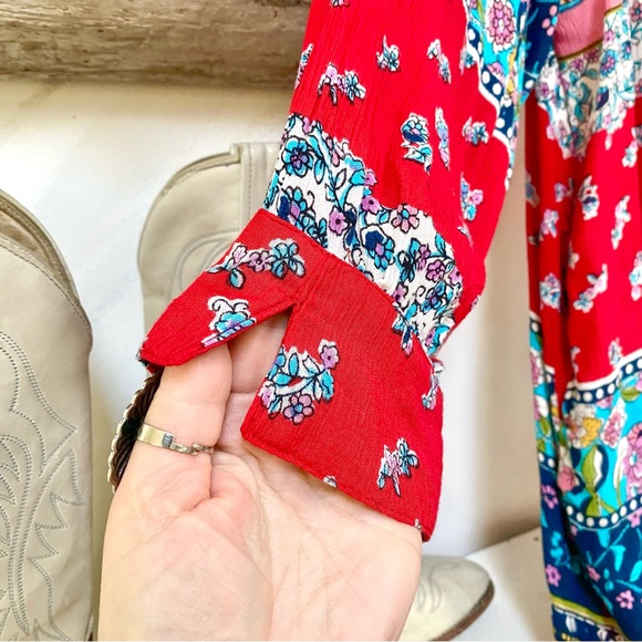 Anthropologie Patrons of Peace boho gypsy duster  w resort vacay beach vibe - Picture 11 of 16